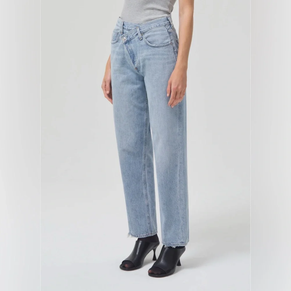 AGOLDE Criss Cross Upsized Jean in suburbia medium wash size 26 - Picture 6 of 10